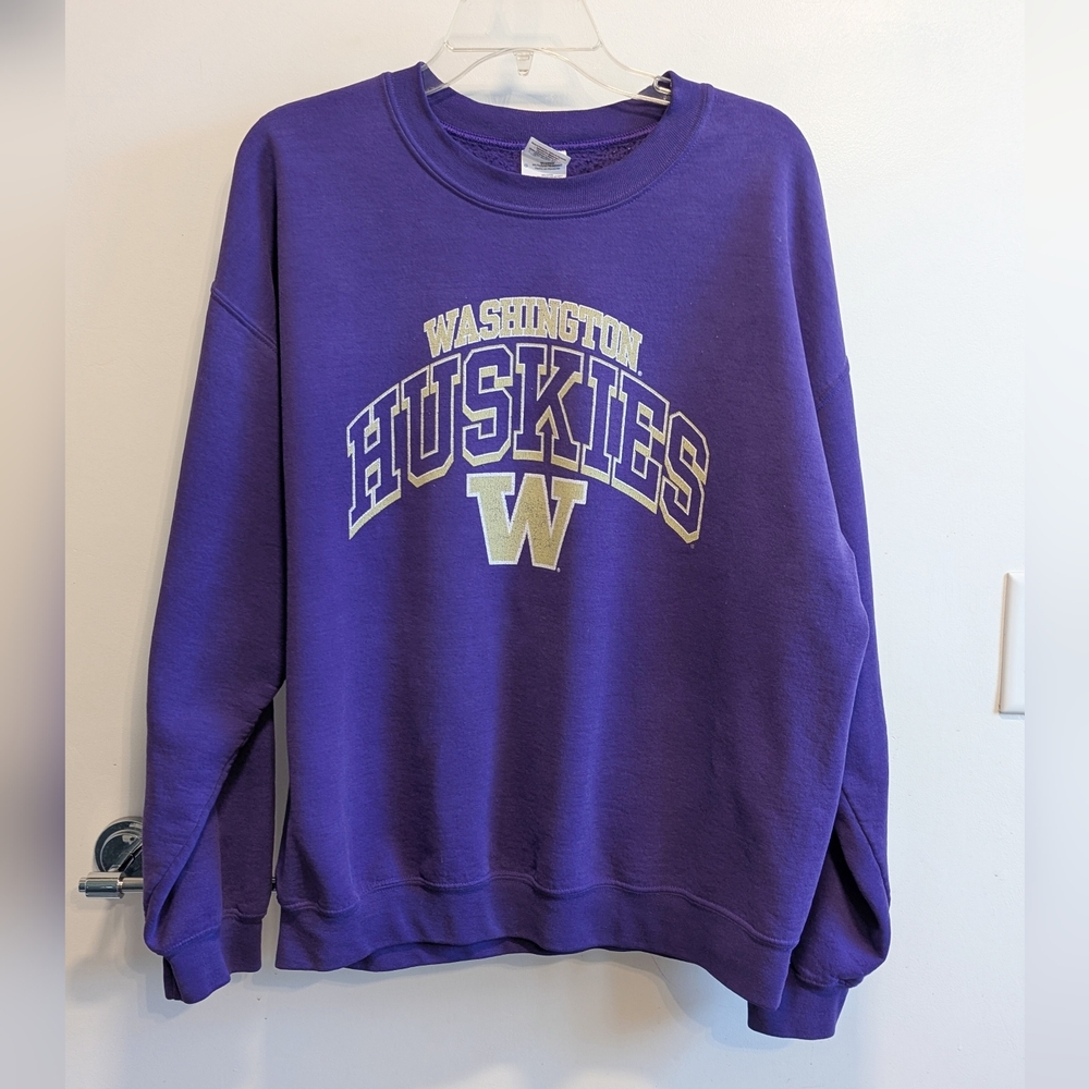 Vintage University Of Washington HUSKIES crewneck Sweatshirt - M/L